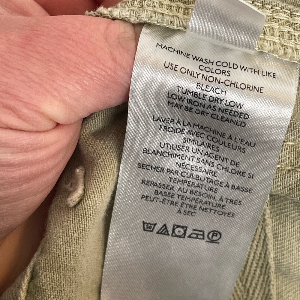 Free People First Light Utility Cargo Pants Boho Bohemian In Boa Green 4 - Picture 13 of 14
